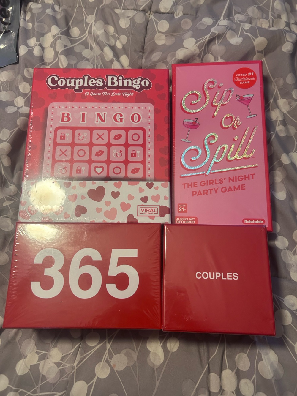 Pink Couples Party Game Set - Cell Phones & Accessories